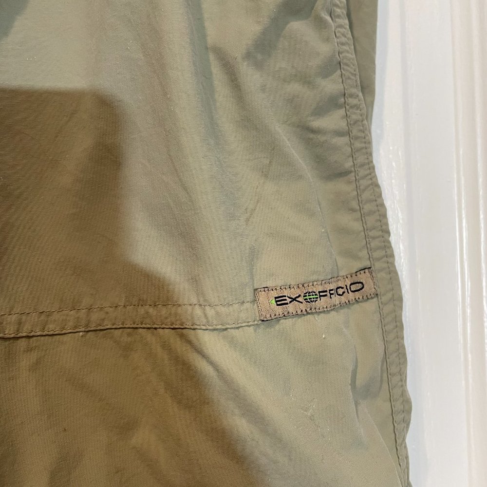 Exofficio Buzz Off Nylon Convertible Cargo Shorts Hiking Pants Size L Short Men - Picture 9 of 12